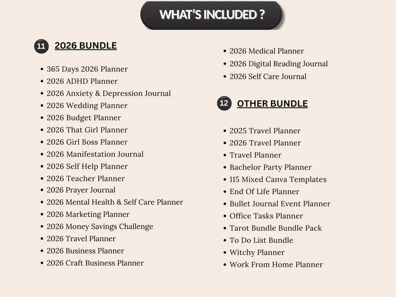 15,000+ Pages PLR Planners, Journals, & Templates | with Resell Rights